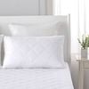 Dreamaker Quilted Cotton Cover Pillow Protector (twin Pack)
