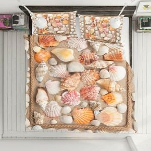 3D Conch Shell 238 Bed Pillowcases Quilt Queen Size