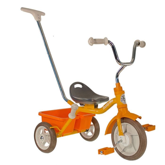 Italtrike 10" Passenger Tricycle - Road Work Orange - Orange | Italtrike | 2-5y