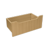 Lugna Sand Scallop Drawer - To Suit 450 x 380mm