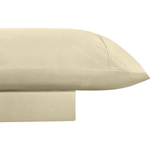 Odyssey Living Breathe Cotton Bed Sheet Set King Single Natural