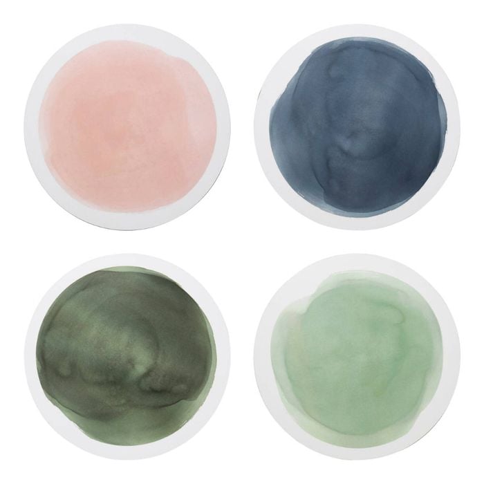 Ecology Watercolour Seaside Set Of 4 Coasters