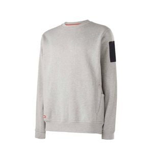 Hard Yakka Grey Marle Crew Neck Fleece Jumper - Size 3XL