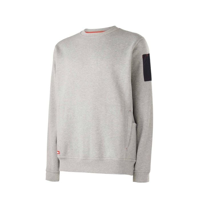 Hard Yakka Grey Marle Crew Neck Fleece Jumper - Size 3XL