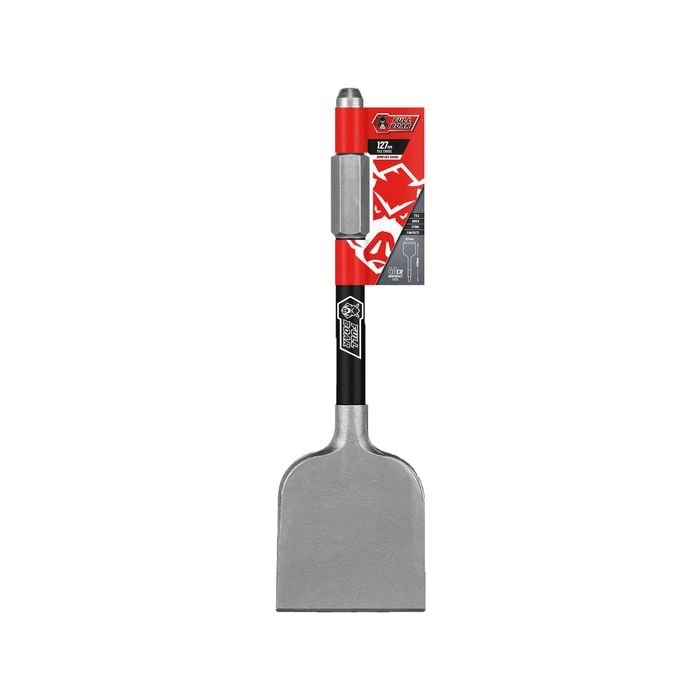 Full Boar 127mm Tile Chisel with 30mm Hex Shank
