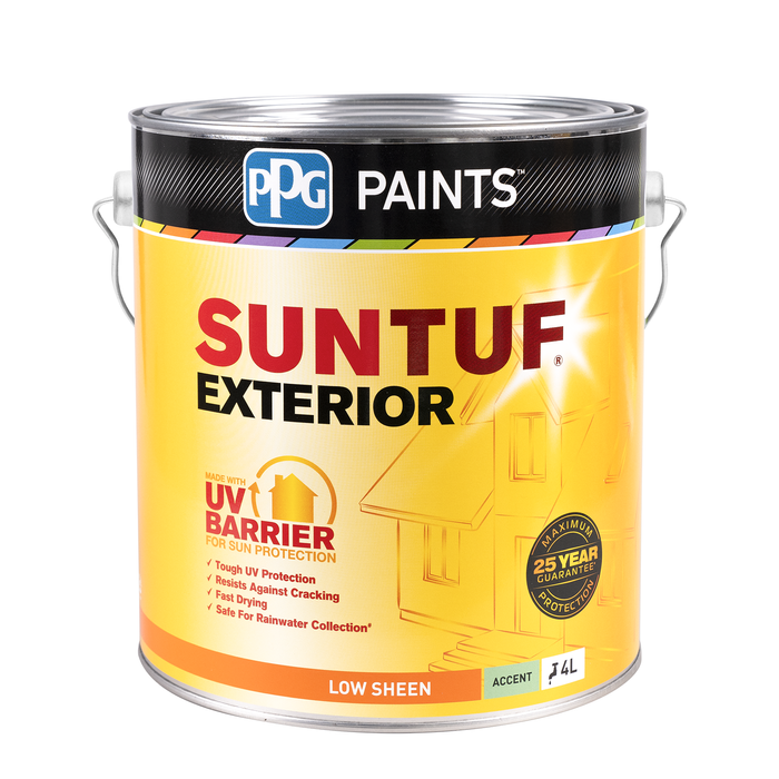 PPG Paints 4L Accent Low Sheen Suntuf Exterior Paint - 4L