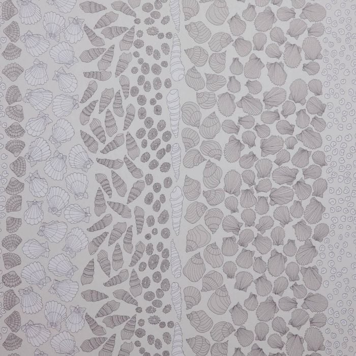 Wallpaper Trader Seashells, Grey