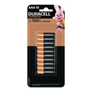 Duracell Coppertop Alkaline AAA Battery - 10 Pack