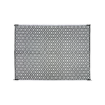 Outdoor Rug / Camping Mat - Diamond Black And White