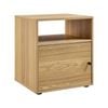 Lanie Bedside Unit Side Table 1 Door Oak