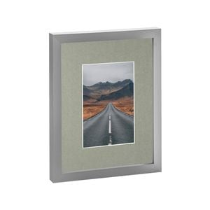 Nicola Spring Photo Frame with 4" x 6" Mount - 8" x 10" - Grey