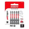 Diablo 2" PH1 Power Bit - 5 Pack