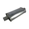Redback 1-3/4" Performance Muffler Centre/centre - 5" X 3" Oval, 8" Long, Aluminised Steel