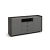 Modern Home RADDIX Credenza Cabinet  160cm(L)x40cm(W)x80cm(H) - Grey & Brown