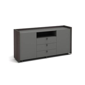 Modern Home RADDIX Credenza Cabinet  160cm(L)x40cm(W)x80cm(H) - Grey & Brown