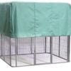 Yes4pets Xxxxl Walk In Bird Cat Dog Cage Pet Parrot Aviary With 1.6cm Bar Spacing Green Cover 219x158x203cm