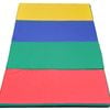 Large 240cm x 120cm x 5cm Gymnastics Folding Gym Exercise Yoga Mat - Rainbow