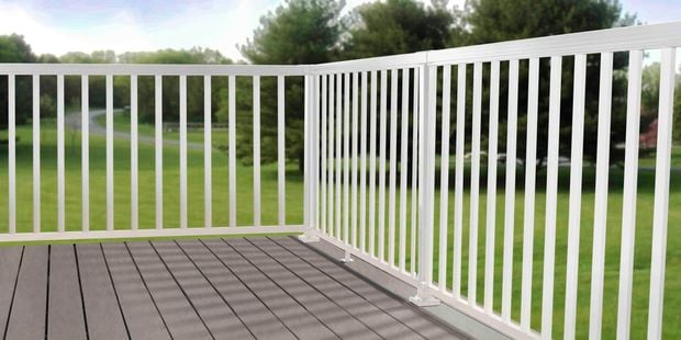 white fence