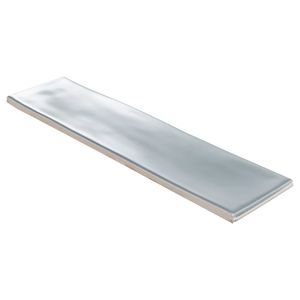 Betile 76 x 306 x 8mm Grey Blue Gloss Boulevard Ceramic Wall Tile