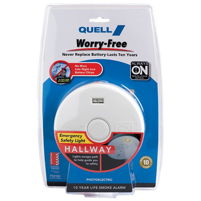 Quell Worry-Free Photoelectric Alarm With Escape Light
