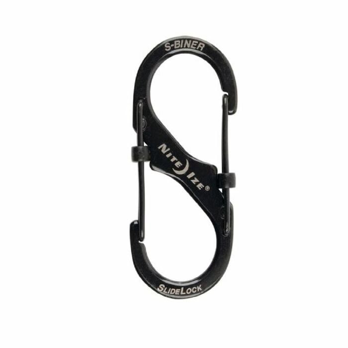 Nite Ize 50 x 22mm Black No2 S-Biner Slide Lock