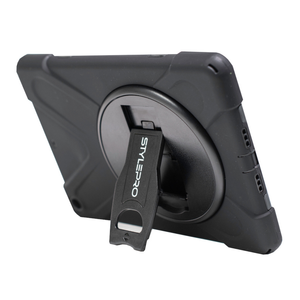 StylePro iPad 10.2" Shockproof Case With Rotating Stand for iPad 7, 8 & 9th generation, 10.2", Black