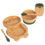 Tiny Dining 5pc Bamboo Penguin Baby Weaning Set