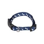 Happy Tails Medium Bone Print Dog Collar