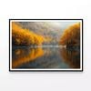 Lake & Trees in autumn  Print 100% Australian Made 90x60cm  (Poster)