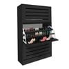 45 Pairs Wooden Shoe Cabinet