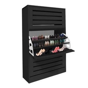 45 Pairs Wooden Shoe Cabinet