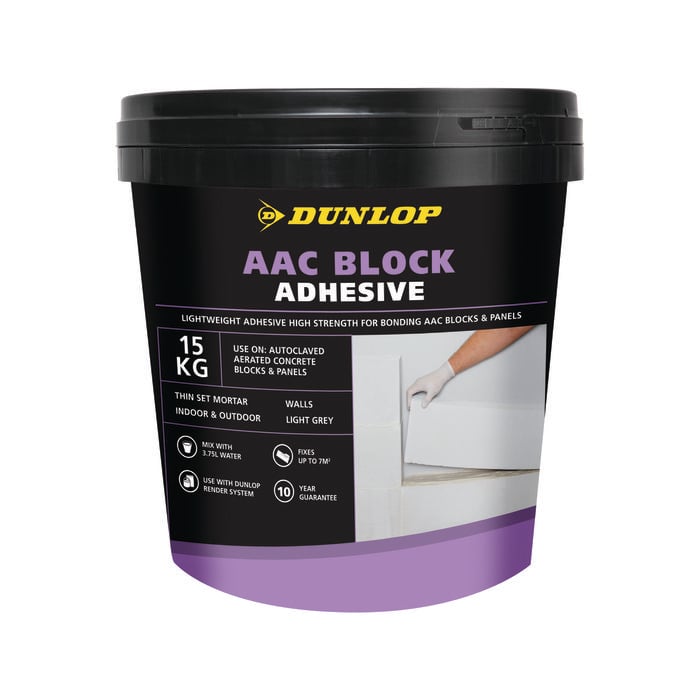 Dunlop 15kg AAC Block Adhesive