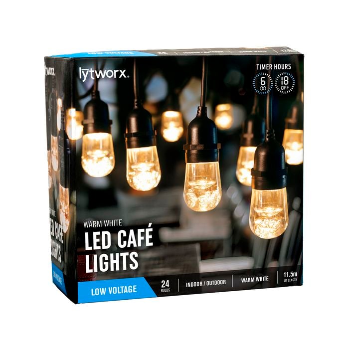 Lytworx 24 Warm White LED Cafe Lights
