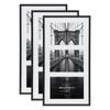 Cooper & Co. Metal 3 Slot Collage Photo Frame 10x15cm Black Set Of 3
