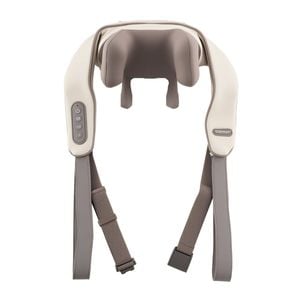 Costway Neck Shoulder Massager 4d Deep Kneading Spine Massage Beige