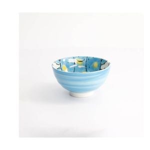 Tokyo Design Studio Seafood Rice Bowl Stylish 11x6cm Crab Light Blue