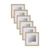 6PK Braz Venice Image Photo Document Display Frame 20x20cm Beech