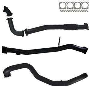 Ignite Exhausts Turbo Back For Nissan Gu Patrol 2.8l Td Wagon 3" Straight Pipe Only 409 Stainless Steel