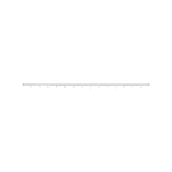 Windoware 280cm White Venice S-Fold Curtain Track