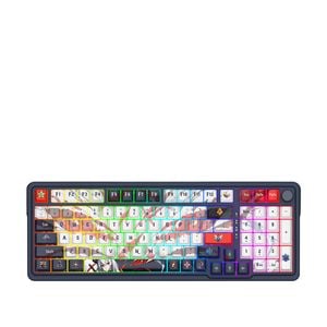 Redragon Eisa K686ak Pro Navy White 98+1 Gasket Wireless Mechanical Keyboard
