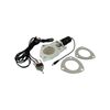 Calflow Electric Exhaust Cut-Out Motor with Switch 2-1/2" - Stainless Steel