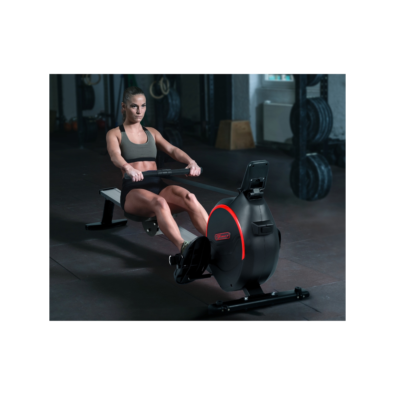 Finex Magnetic Rowing Machine Rower Fitness Bunnings Australia