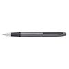 Sheaffer Vfm Fountain Pen Writing Stationery Medium Nib Gun Metal Grey/black