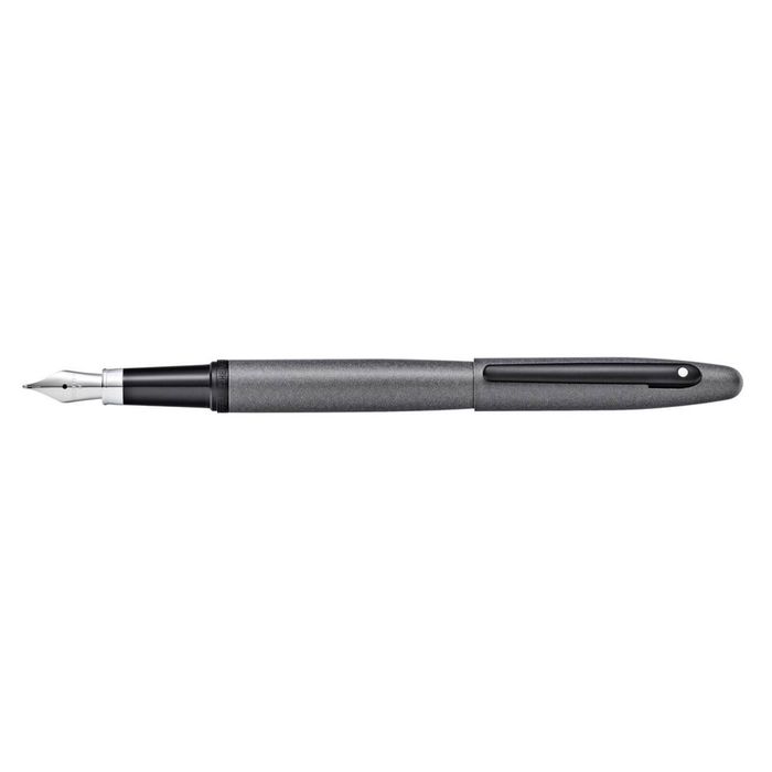 Sheaffer Vfm Fountain Pen Writing Stationery Medium Nib Gun Metal Grey/black
