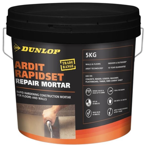 Dunlop 5kg Ardit Rapidset Repair Mortar
