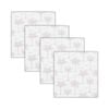 4pc Rayell Ceramic Printed Coasters Paradise's Palms Pink