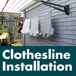 Clothesline Wall Mount Installation