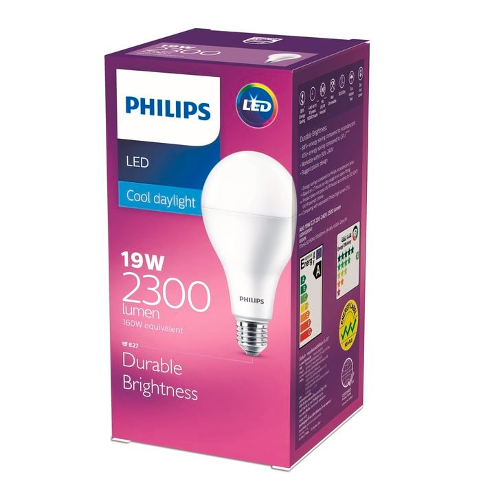 Philips LED Bulb 19w E27 6500k 2300lm - 1pack