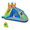Costway Inflatable Bouncy Castle W/water Slide Climb Wall Splash Pool