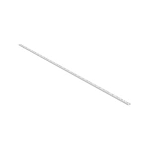 Flexi Storage Home Solutions Basic Shelving 1500mm White Single Slot Wall Strip